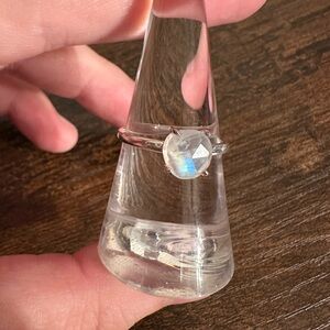 rainbow moonstone ring